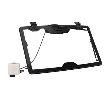 Flip Glass Windshield With Wiper and Washer Kit